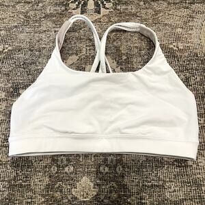 Lululemon Energy Bra Sports Bra White Women's Size 6